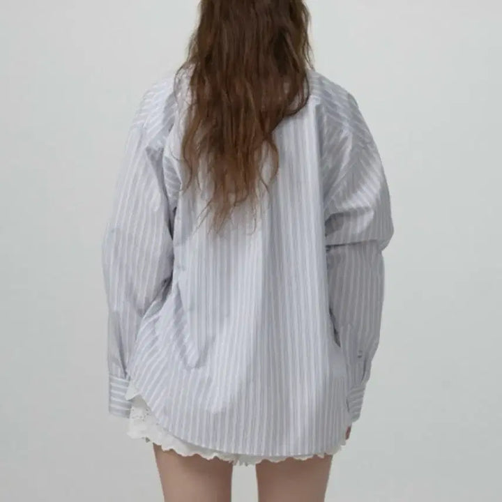 [BUNJANG] The Barnet Elodie Stripe Shirt / 택보유)더바넷 스트라이프 셔츠 Elodie Stripe Shirt