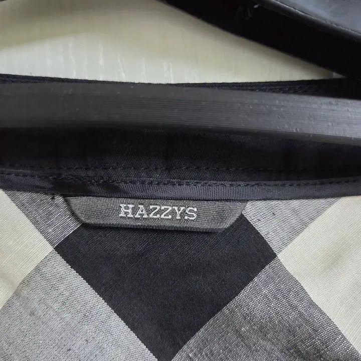 [BUNJANG] Hazzys Gingham Check Short Sleeve Long Dress / 헤지스  깅엄 체크 반팔 원피스