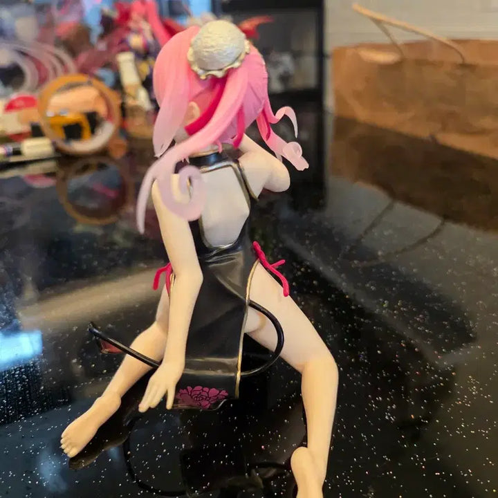 [BUNJANG] Pink Hair Character Figure in China Dress / 핑크머리 캐릭터 피규어 차이나 드레스