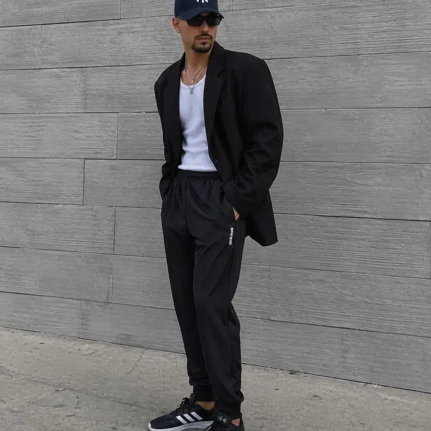 [BUNJANG] Adidas Stanford Jogger Pants - Black / 최저가 정품 아디다스 스탠포드 조거팬츠
