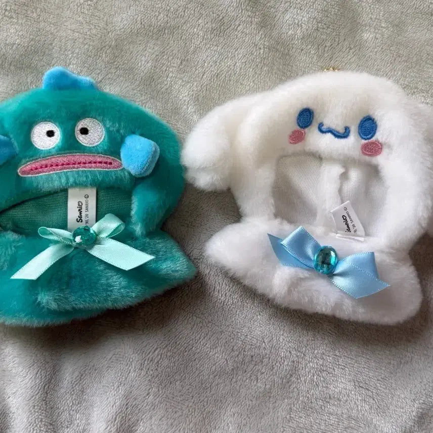 [BUNJANG] Sanrio Character 10cm Doll Clothes Set (Hangyodon, Cinnamoroll) / 산리오 아이돌 인형 옷 (한교동, 시나모롤)
