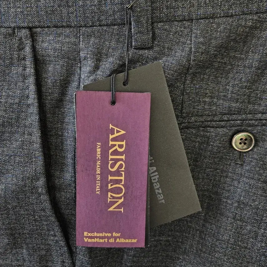 [BUNJANG] VanHart Luxury Ariston Fabric Checked Trousers / 반하트 명품 슬렉스 바지 (이탈리아 명품 아리스톤 원단)(새상품)