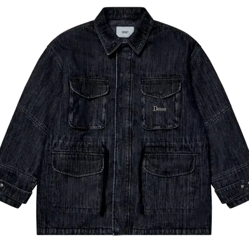 [BUNJANG] Dainnit Chain Denim M51 Field Jacket / 다이닛 체인 데님 m51 필드 자켓 흑청