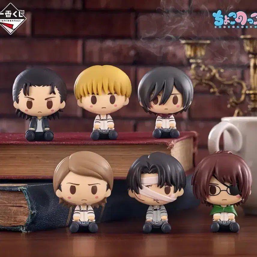 [BUNJANG] Attack on Titan Chokonokko Ichiban Kuji H &amp; I Prize Full Set / 제일복권 이치방쿠지 진격의거인 초코노코 풀세트 10종