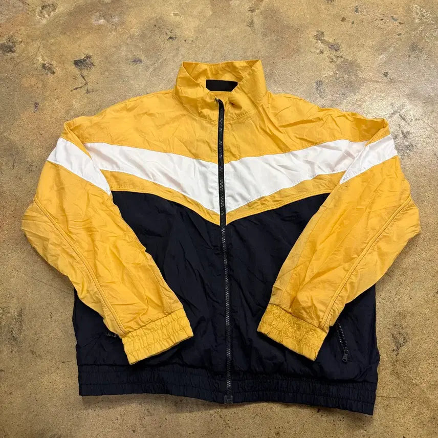 [BUNJANG] Under Armour Color Block Windbreaker Jacket Yellow Black / [정품/M] 언더아머 컬러 블록 바람막이 자켓 옐로우 블랙