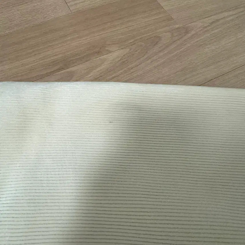 [BUNJANG] Ivory Corduroy Half-Zip Sweatshirt / 아이보리 코듀로이 하프집업