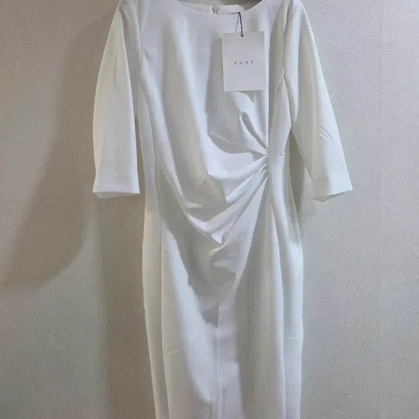 [BUNJANG] EUNE Dress Draped Dress Large / (택채새상품) EUNE 으네드레스 드레이프드 드레스
