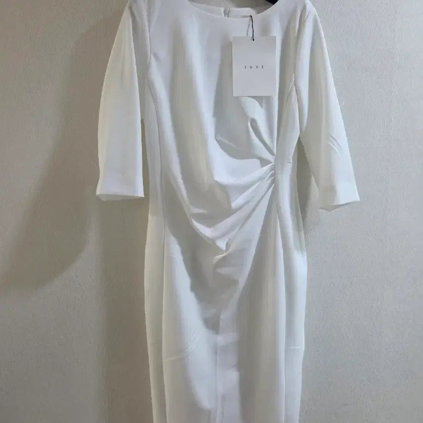[BUNJANG] EUNE Dress Draped Dress Large / (택채새상품) EUNE 으네드레스 드레이프드 드레스