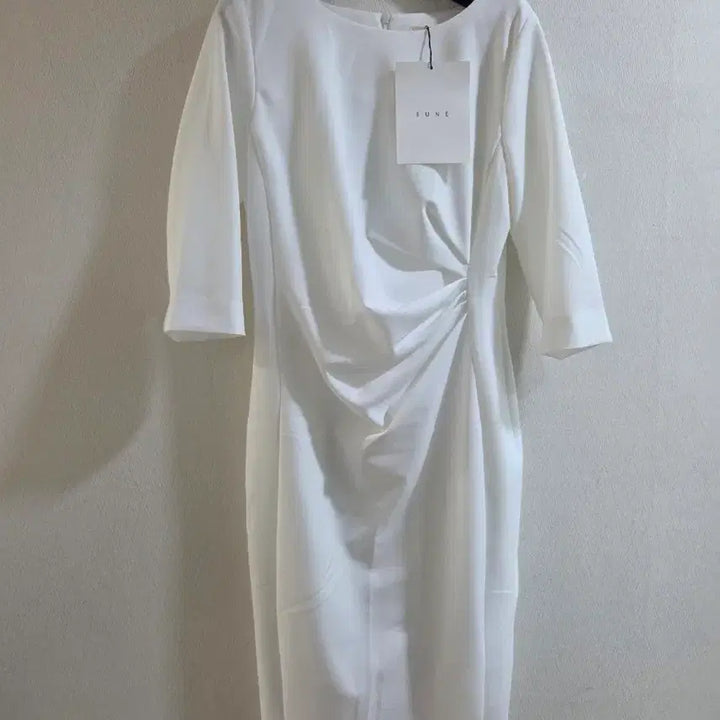 [BUNJANG] EUNE Dress Draped Dress Large / (택채새상품) EUNE 으네드레스 드레이프드 드레스