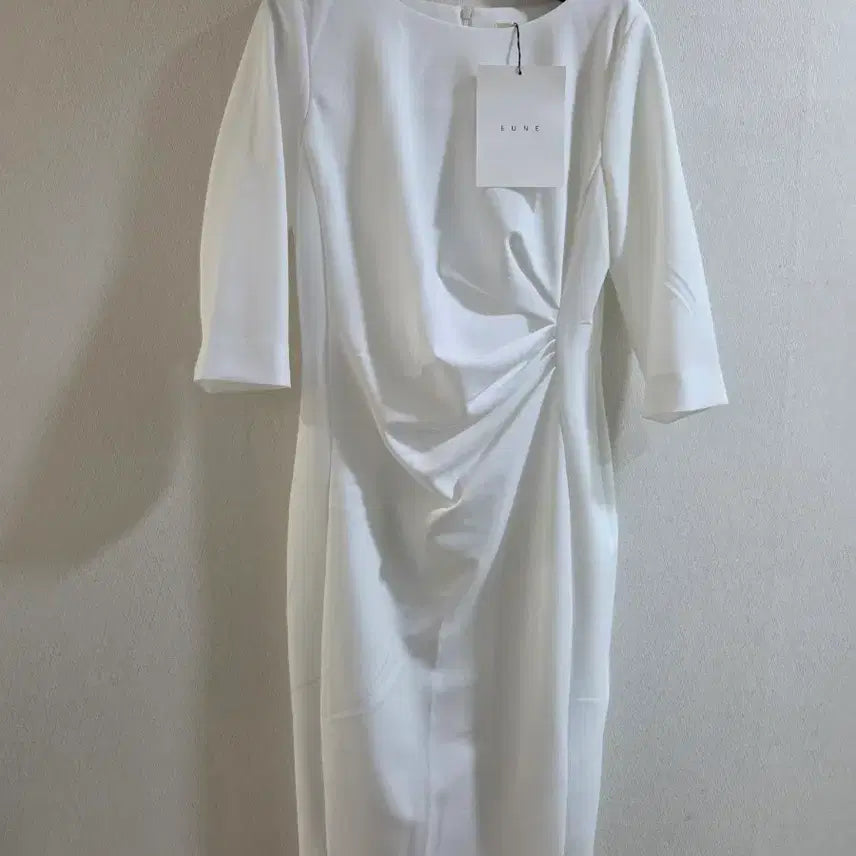 [BUNJANG] EUNE Dress Draped Dress Large / (택채새상품) EUNE 으네드레스 드레이프드 드레스