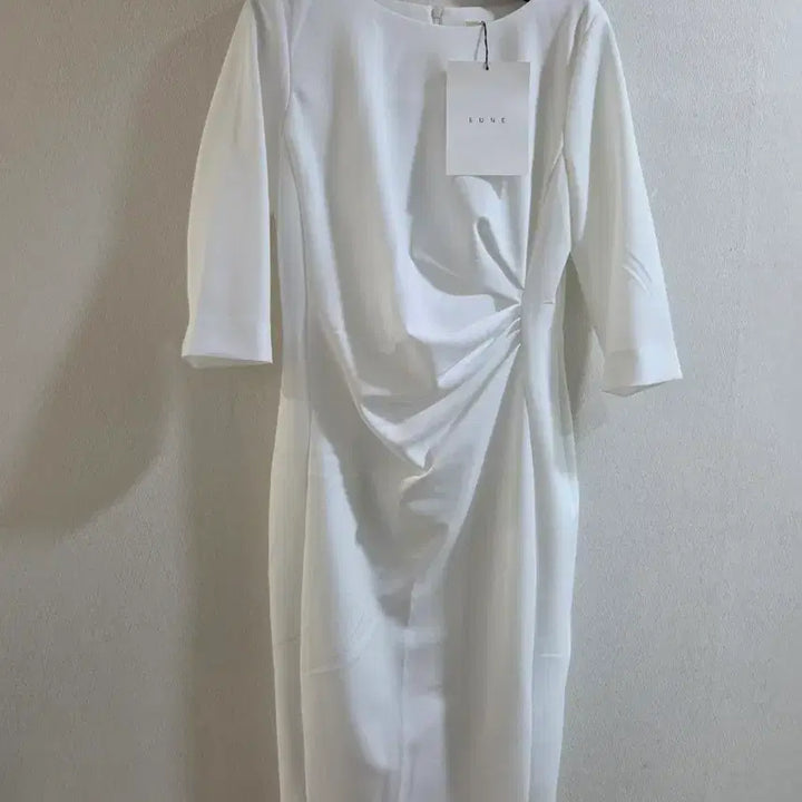 [BUNJANG] EUNE Dress Draped Dress Large / (택채새상품) EUNE 으네드레스 드레이프드 드레스
