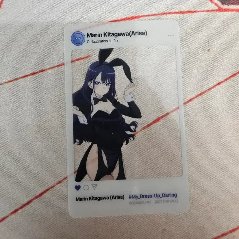 [BUNJANG] Bisque Doll Collaboration Cafe Arisa Marine Special Benefit Clear Photocard / 비스크돌 콜라보카페 구매특전 아리사 마린 그비돌