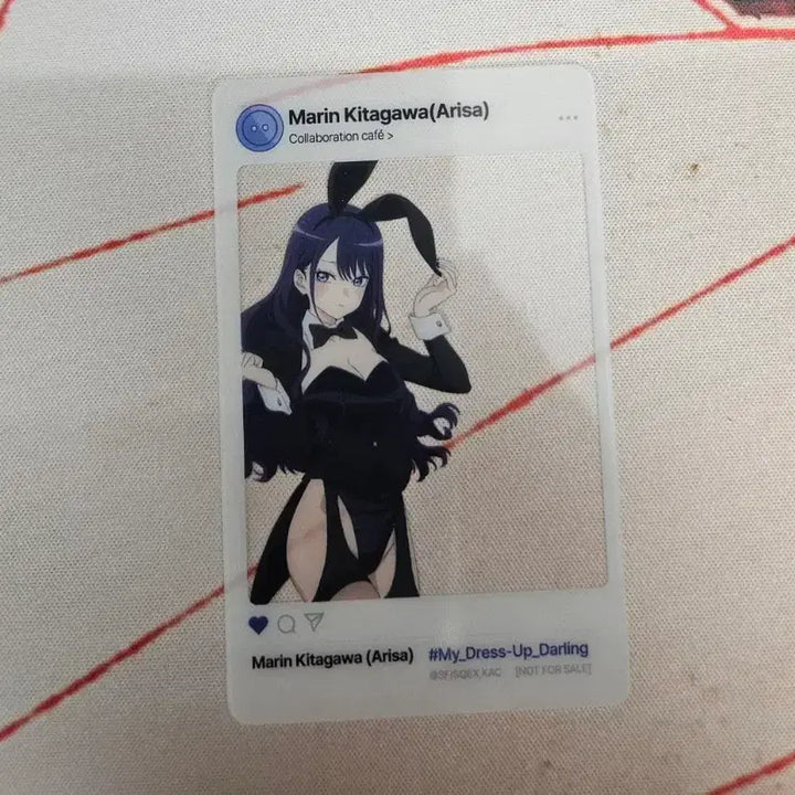[BUNJANG] Bisque Doll Collaboration Cafe Arisa Marine Special Benefit Clear Photocard / 비스크돌 콜라보카페 구매특전 아리사 마린 그비돌