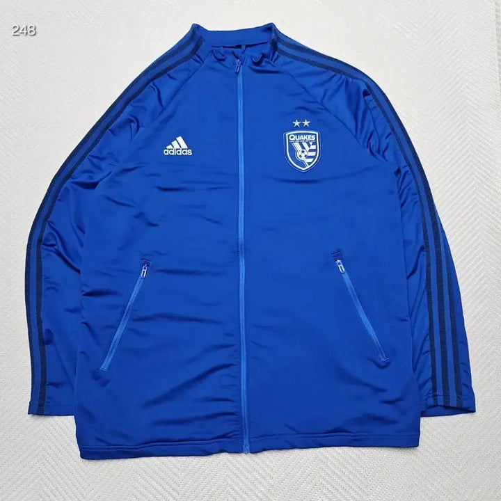 [BUNJANG] Adidas MLS San Jose Earthquakes Full-Zip Jacket L / 아디다스 MLS 산호세 어스퀘이크스 집업 L