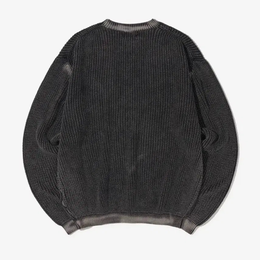 [BUNJANG] Urban Type Pigment Dyed Charcoal Knit M / 어반디타입 피그먼트 차콜 니트 M