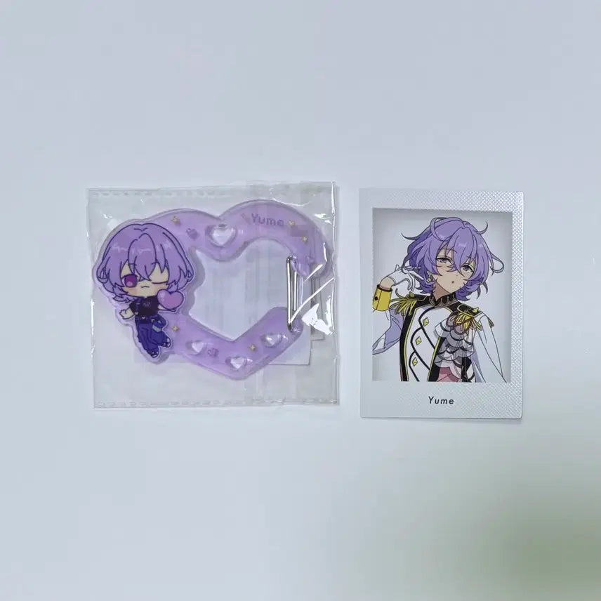 [BUNJANG] Ensemble Stars Hanabusa Yume 5th Anniversary Carabiner 10th Anniversary Photocard Special / 앙스타 하나무라 후유메 유메 5주년 카라비너 10주년 파샷츠 특전