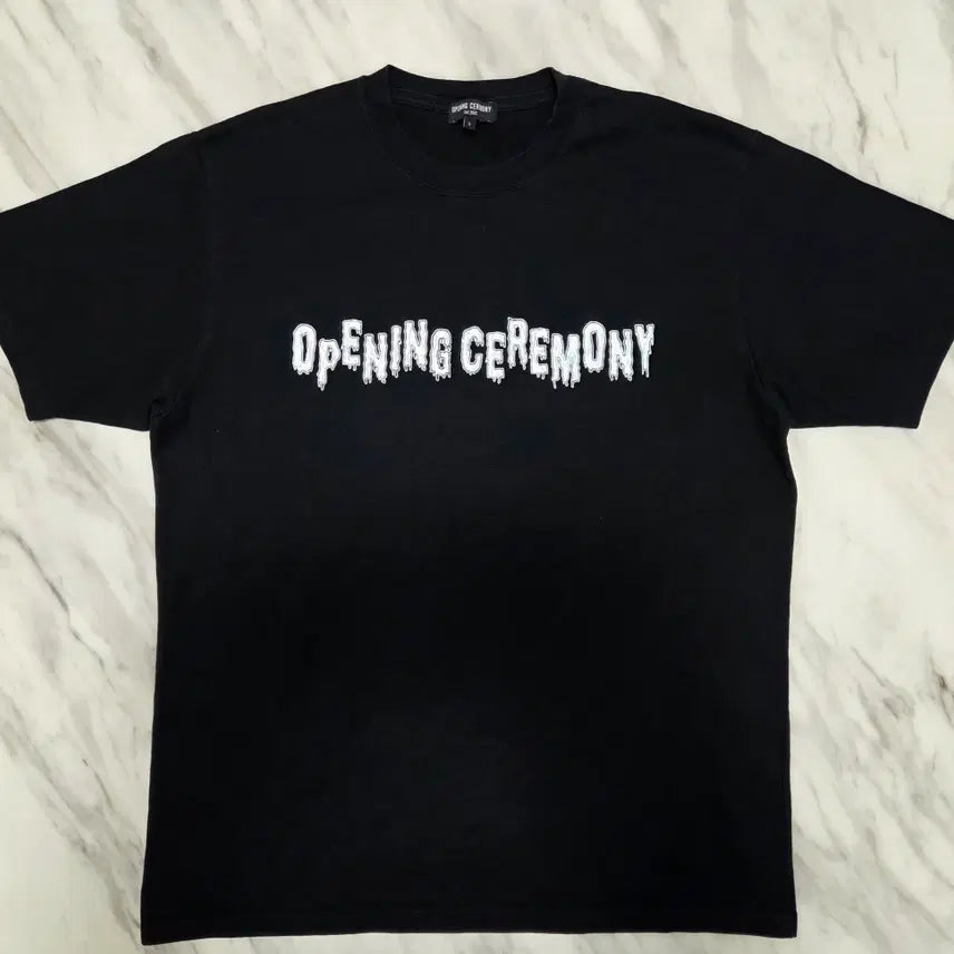 [BUNJANG] Opening Ceremony Logo Print Short Sleeve T-Shirt / 오프닝세레머니 로고프린트 반팔티셔츠