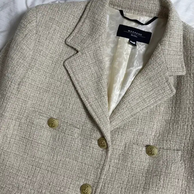 [BUNJANG] Weekend Max Mara Tweed Jacket - Size 38 / 위크엔드 막스마라 트위드 자켓 38