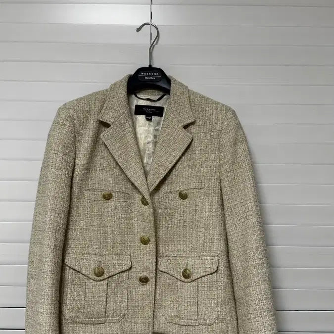 [BUNJANG] Weekend Max Mara Tweed Jacket - Size 38 / 위크엔드 막스마라 트위드 자켓 38