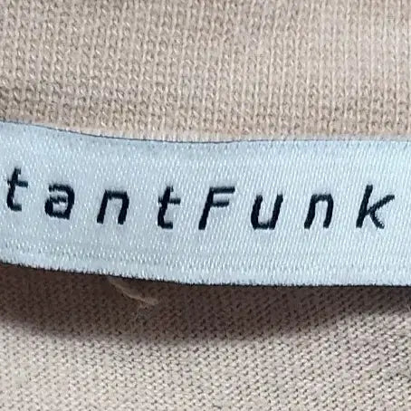 [BUNJANG] INSTANTFUNK Beige Short Sleeve T-Shirt / 인스턴트펑크 베이지 반팔 티셔츠