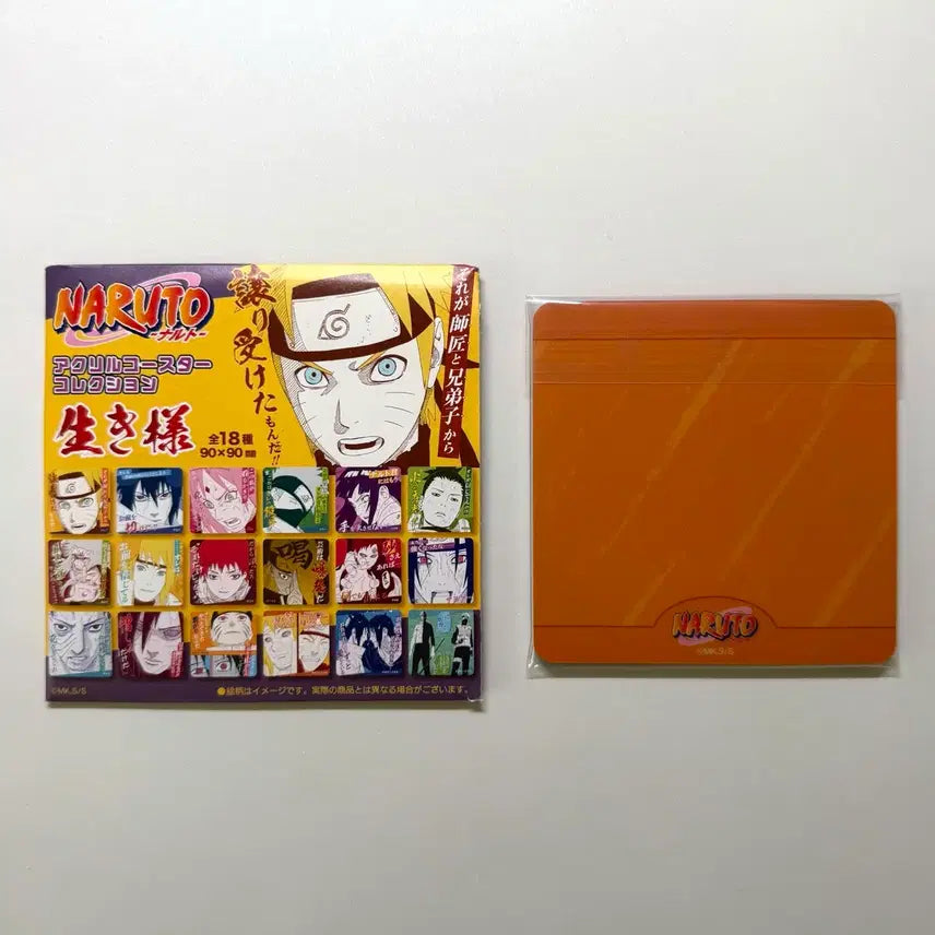 [BUNJANG] Naruto Jump Shop Sasuke &amp; Itachi Acrylic Coaster Set / 나루토 점프샵 아크릴 코스터 사스케+이타치