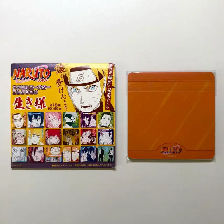 [BUNJANG] Naruto Jump Shop Sasuke &amp; Itachi Acrylic Coaster Set / 나루토 점프샵 아크릴 코스터 사스케+이타치