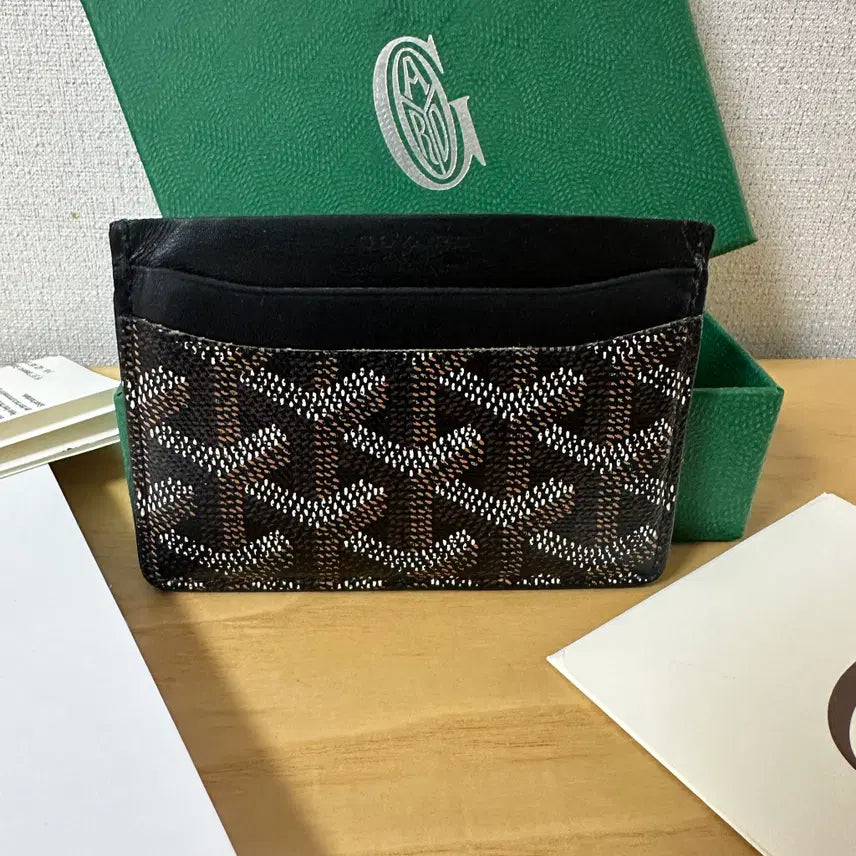 [BUNJANG] Goyard Saint-Sulpice Card Holder Black / [정품] 고야드 생쉴피스 카드지갑 블랙