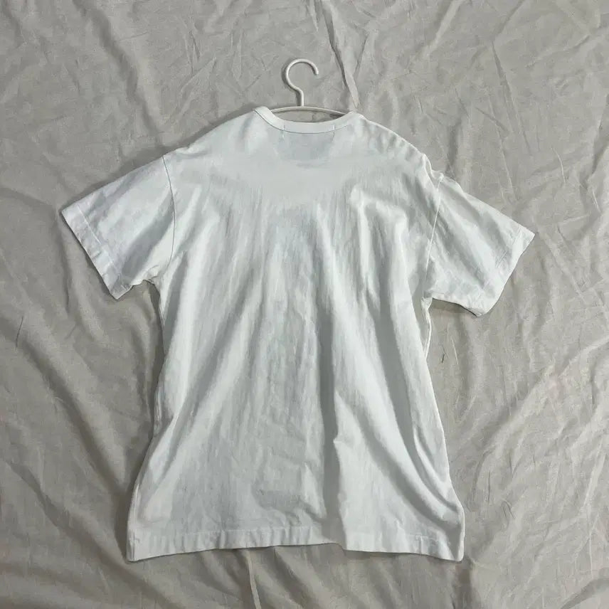 [BUNJANG] Comme des Garçons Play Polka Dot Double Heart T-shirt XL / 꼼데가르송 정품 폴카 닷 네이비 더블하트 반팔 XL
