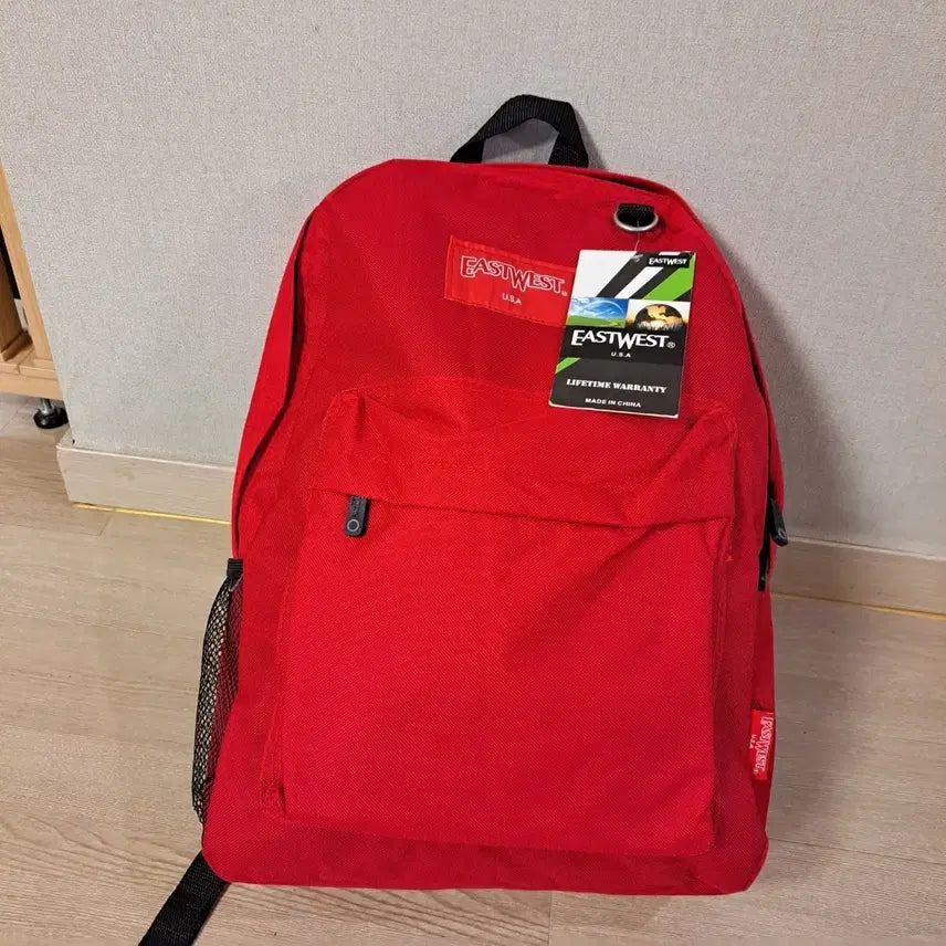[BUNJANG] East West Red Backpack / 이스트웨스트 빨간색 백팩