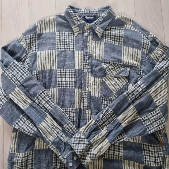 [BUNJANG] Penfield Patchwork Shirt L / 펜필드 패치워크 셔츠 L