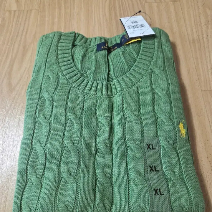 [BUNJANG] Polo Ralph Lauren Cable Knit Short Sleeve Sweater XL / 폴로 랄프로렌 케이블 반팔 니트 XL