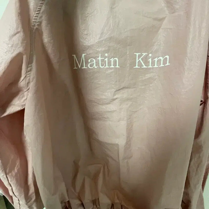 [BUNJANG] Matinkim Coated Jumper Pink / 마뗑킴 코팅점퍼 핑크