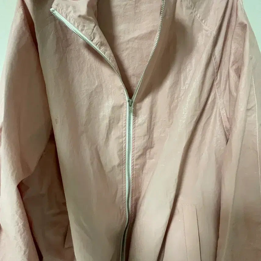 [BUNJANG] Matinkim Coated Jumper Pink / 마뗑킴 코팅점퍼 핑크