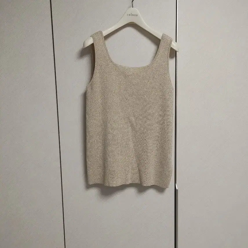 [BUNJANG] TIME (by Handsome) Glitter Sleeveless Knit Top / 한섬 타임 글리터 슬리브리스 니트탑