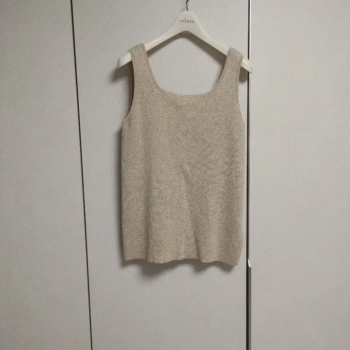 [BUNJANG] TIME (by Handsome) Glitter Sleeveless Knit Top / 한섬 타임 글리터 슬리브리스 니트탑