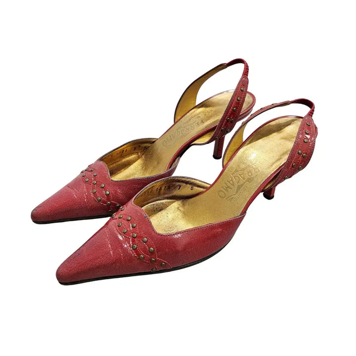 [BUNJANG] Salvatore Ferragamo Red Patent Leather Women&