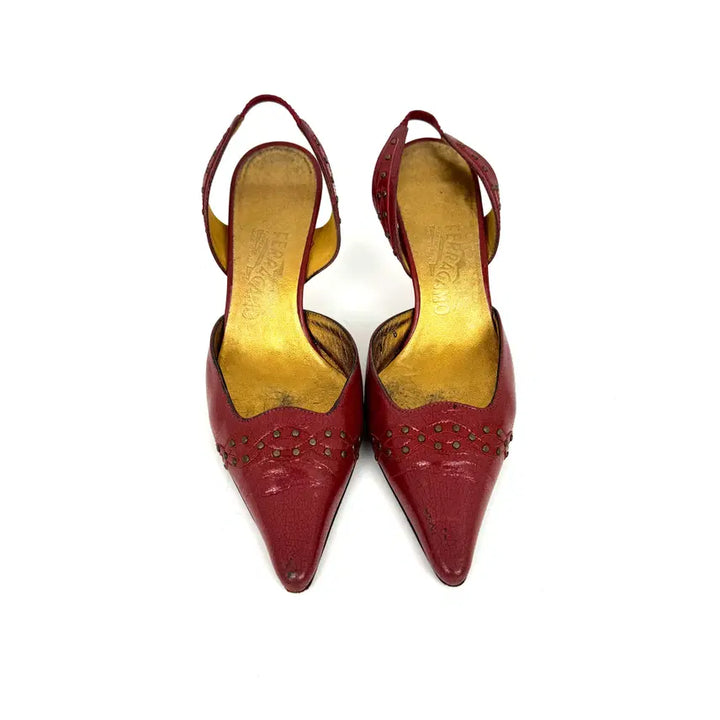 [BUNJANG] Salvatore Ferragamo Red Patent Leather Women&