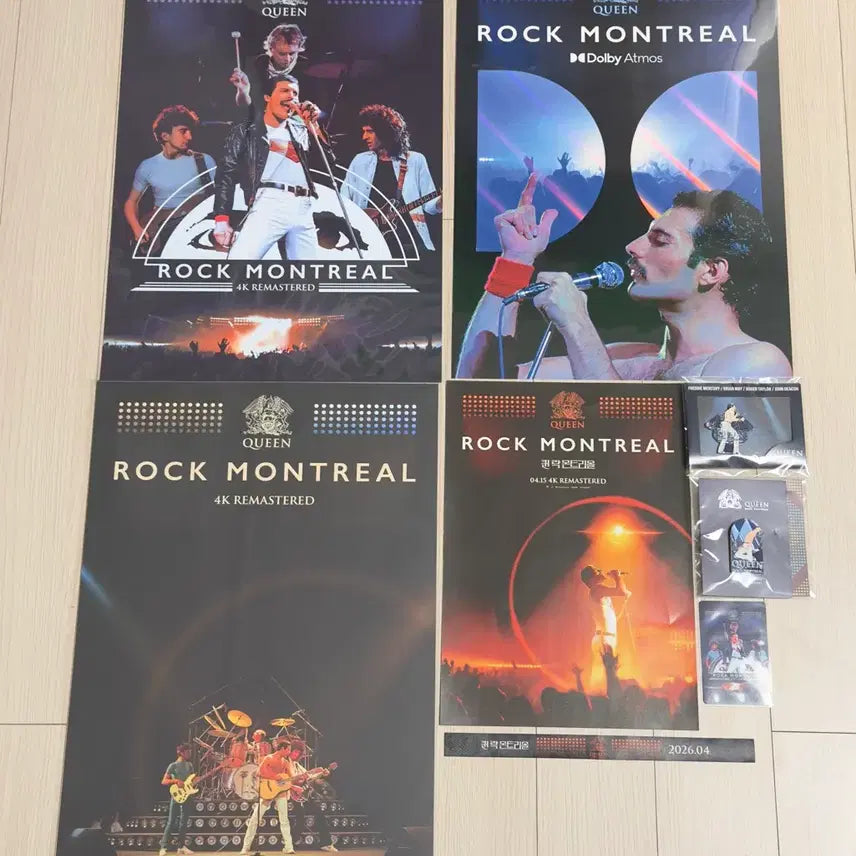 [BUNJANG] Queen Rock Montreal Merchandise Set (8 Types) / 퀸 락 몬트리올 굿즈 8종