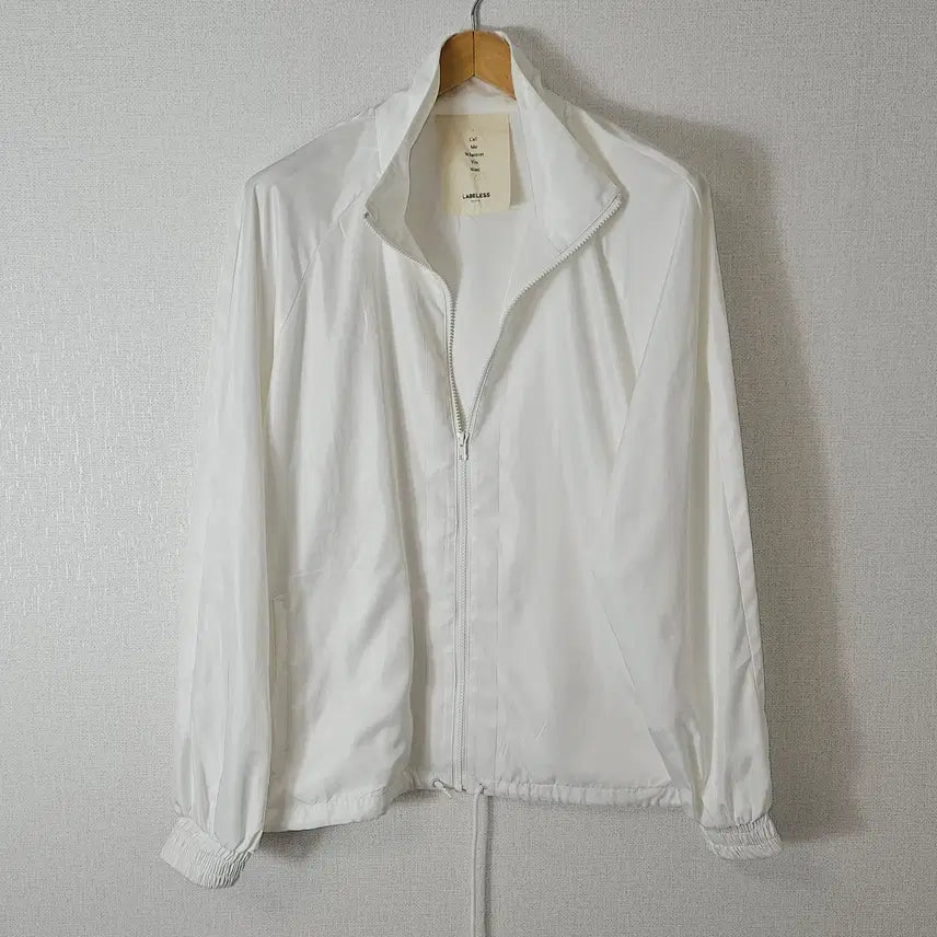 [BUNJANG] LABELESS Silk String Woven Windbreaker Jacket Size 2 / LABELESS 레이블리스 실크 스트링 우븐 바람막이 자켓 2