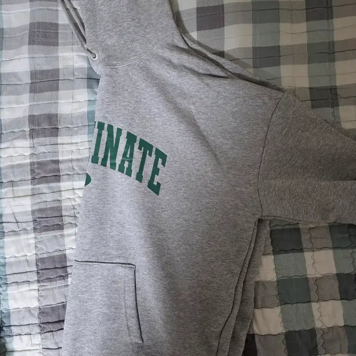 [BUNJANG] Filuminatte 1988 Arch Logo Oversized Hoodie - Grey / 필루미네이트 오버핏 1988 아치 로고 후디-그레이