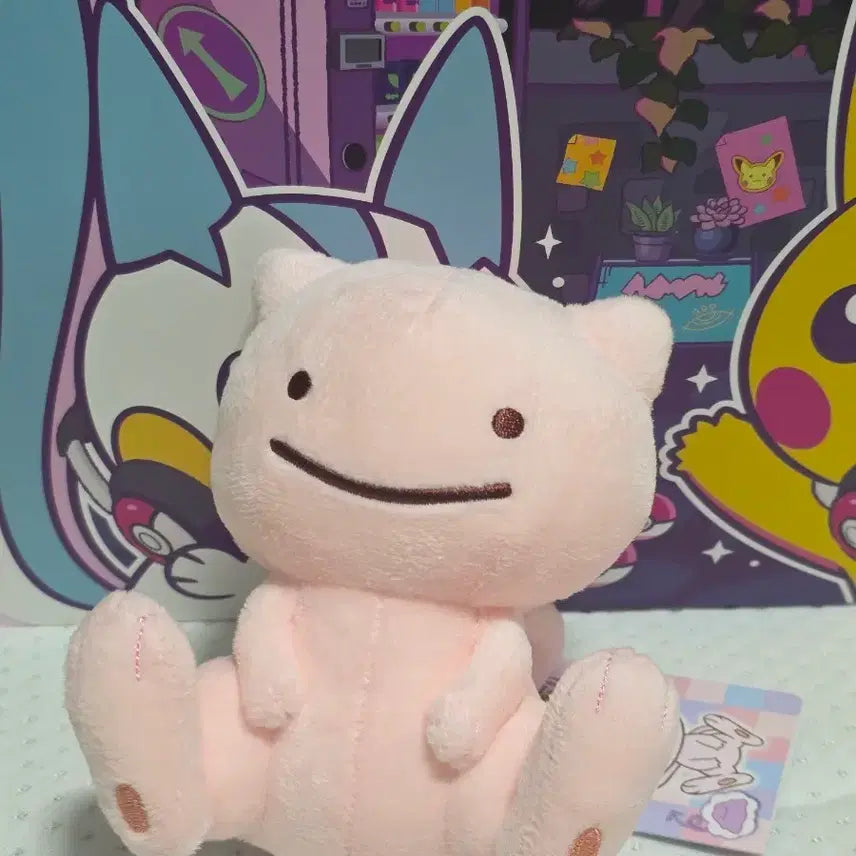 [BUNJANG] Pokemon Metamon Transformation Version Mew Plush Doll / 변신 메타몽 뮤 인형