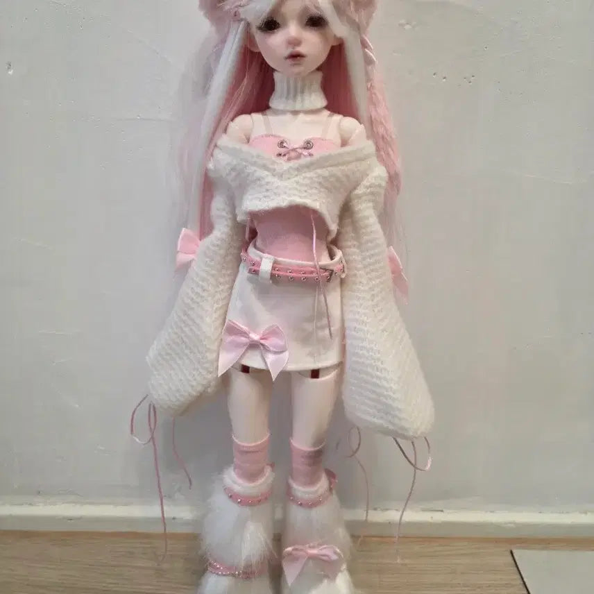 [BUNJANG] MSD Ball-Jointed Doll Girl (Includes Wig/Outfit) / 구체관절 MSD 여아 (가발/의상 포함)