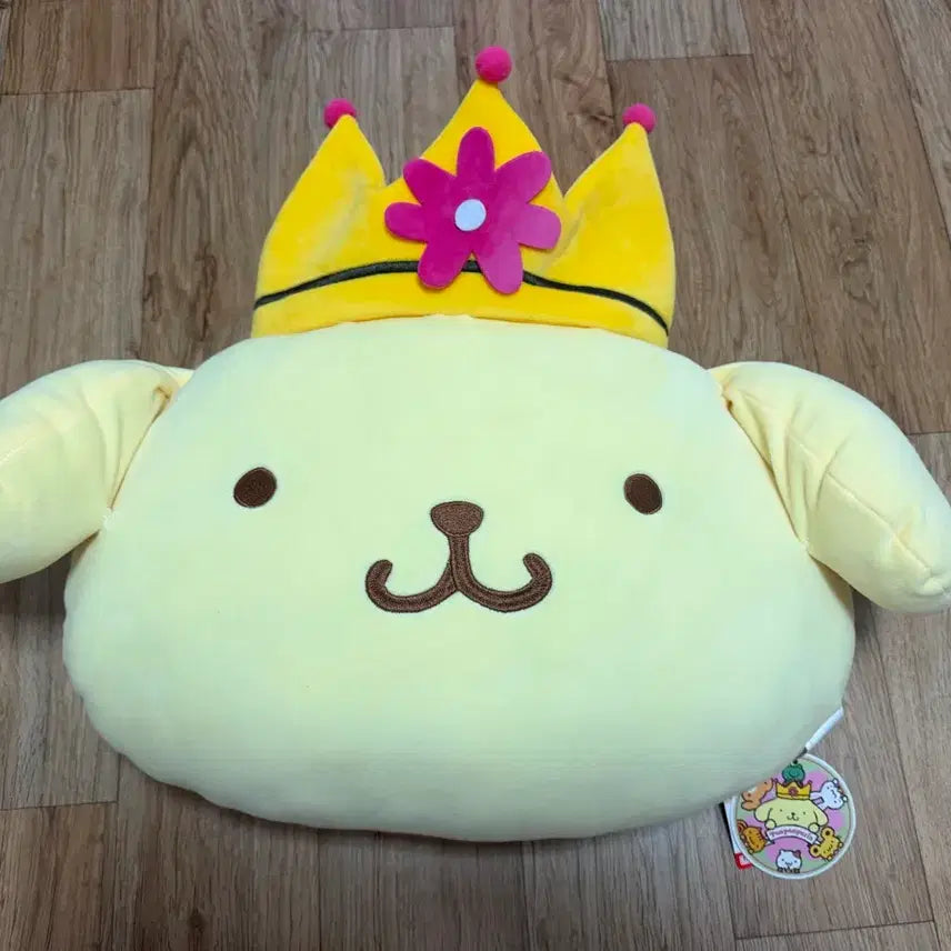 [BUNJANG] Sanrio Pompompurin 30th Anniversary Crown Cushion / 시마무라 산리오 폼폼푸린 30주년 왕관 쿠션 판매