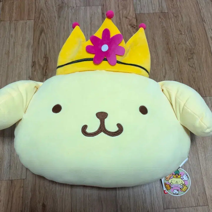[BUNJANG] Sanrio Pompompurin 30th Anniversary Crown Cushion / 시마무라 산리오 폼폼푸린 30주년 왕관 쿠션 판매