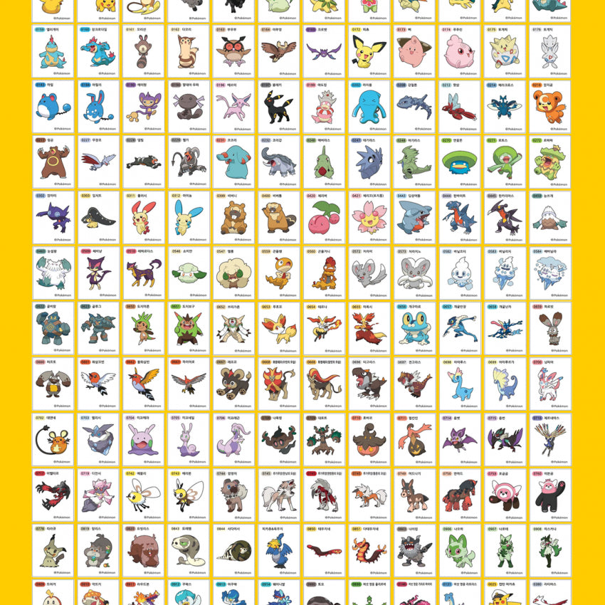 [BUNJANG] 2024 Season 3 Pokémon Stickers Bundle Set / 2024 NEW 시즌3 포켓몬 띠부씰 팝니다.