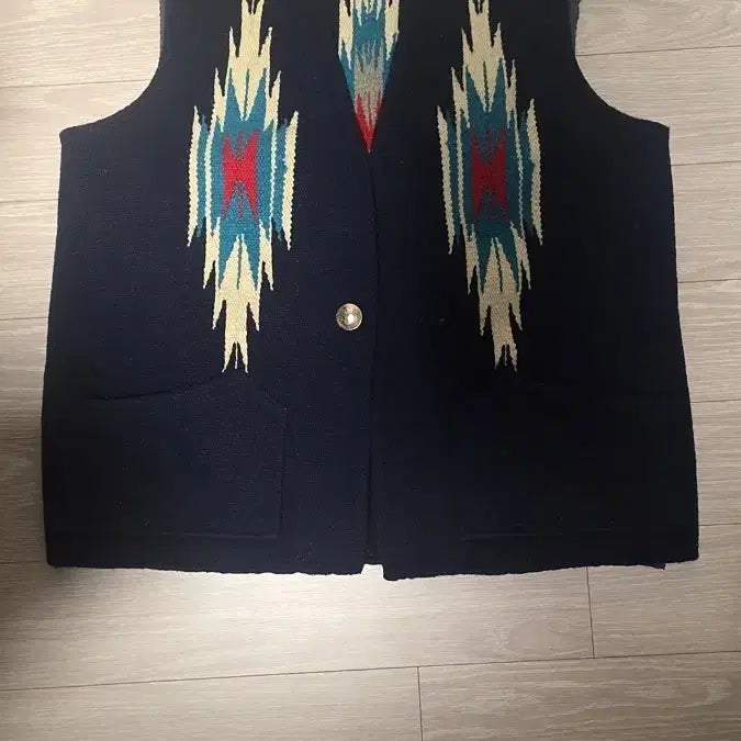 [BUNJANG] Style Eyes Chimayo Vest / 치마요 울 네이티브 스타일아이즈 베스트 L