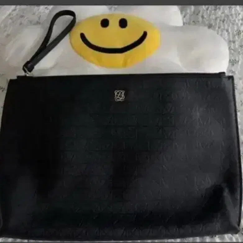 [BUNJANG] Louis Quatorze Black Clutch Bag / 루이까또즈  블랙 클러치 백