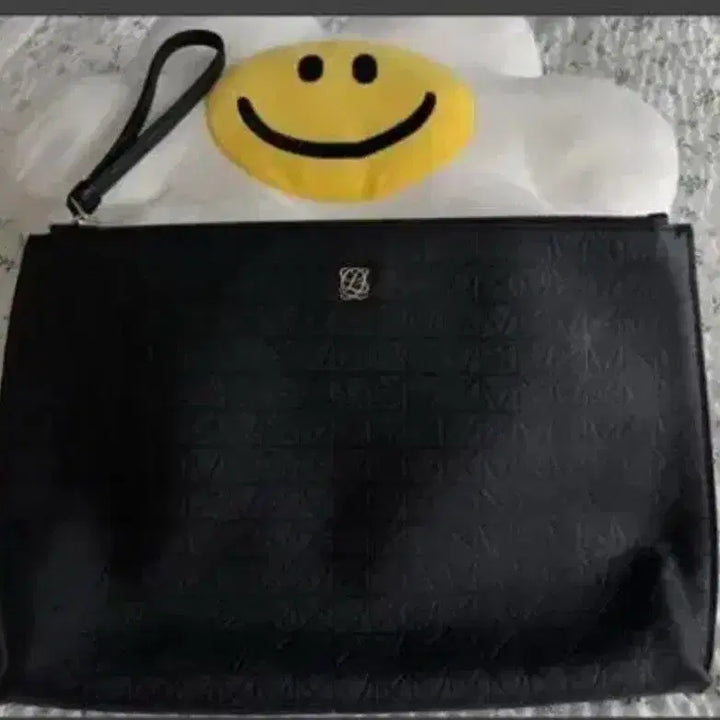 [BUNJANG] Louis Quatorze Black Clutch Bag / 루이까또즈  블랙 클러치 백