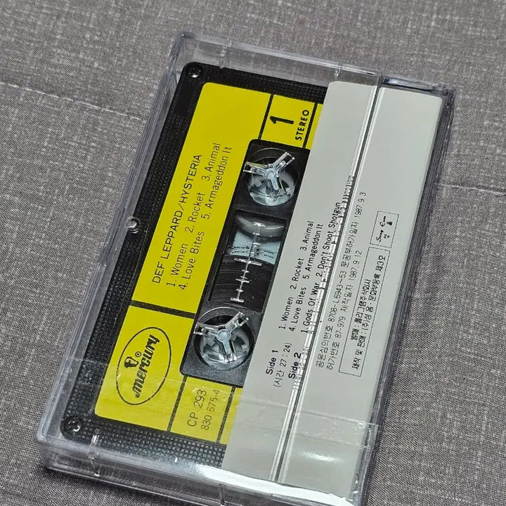 [BUNJANG] Def Leppard Hysteria Cassette Tape / Def Leppard - Hysteria 카세트테이프