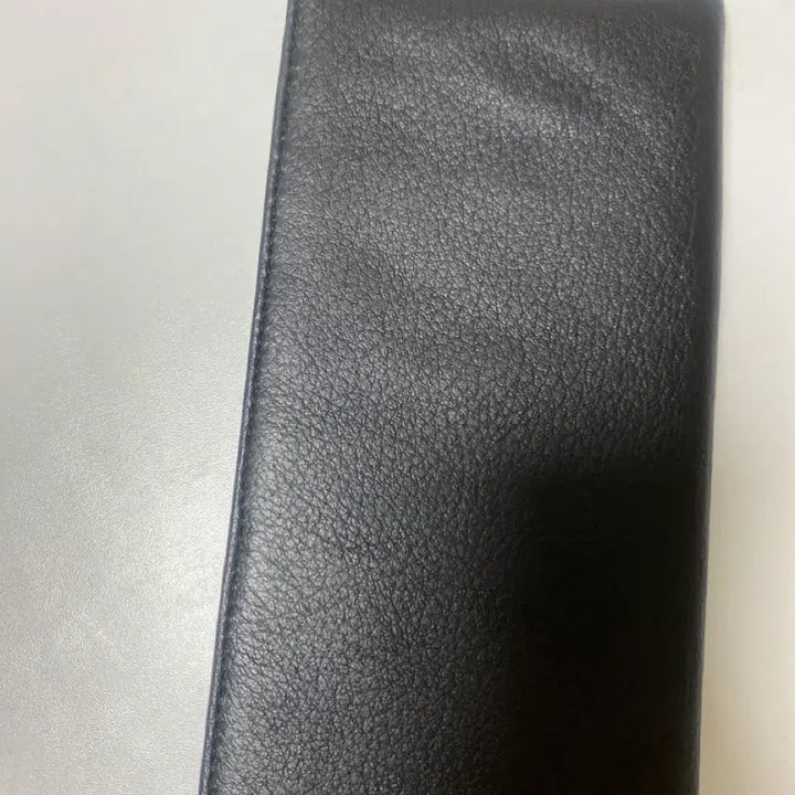 [BUNJANG] Beverly Hills Black Leather Checkered Long Wallet / Beverly Hills 가죽 장지갑 블랙 체크
